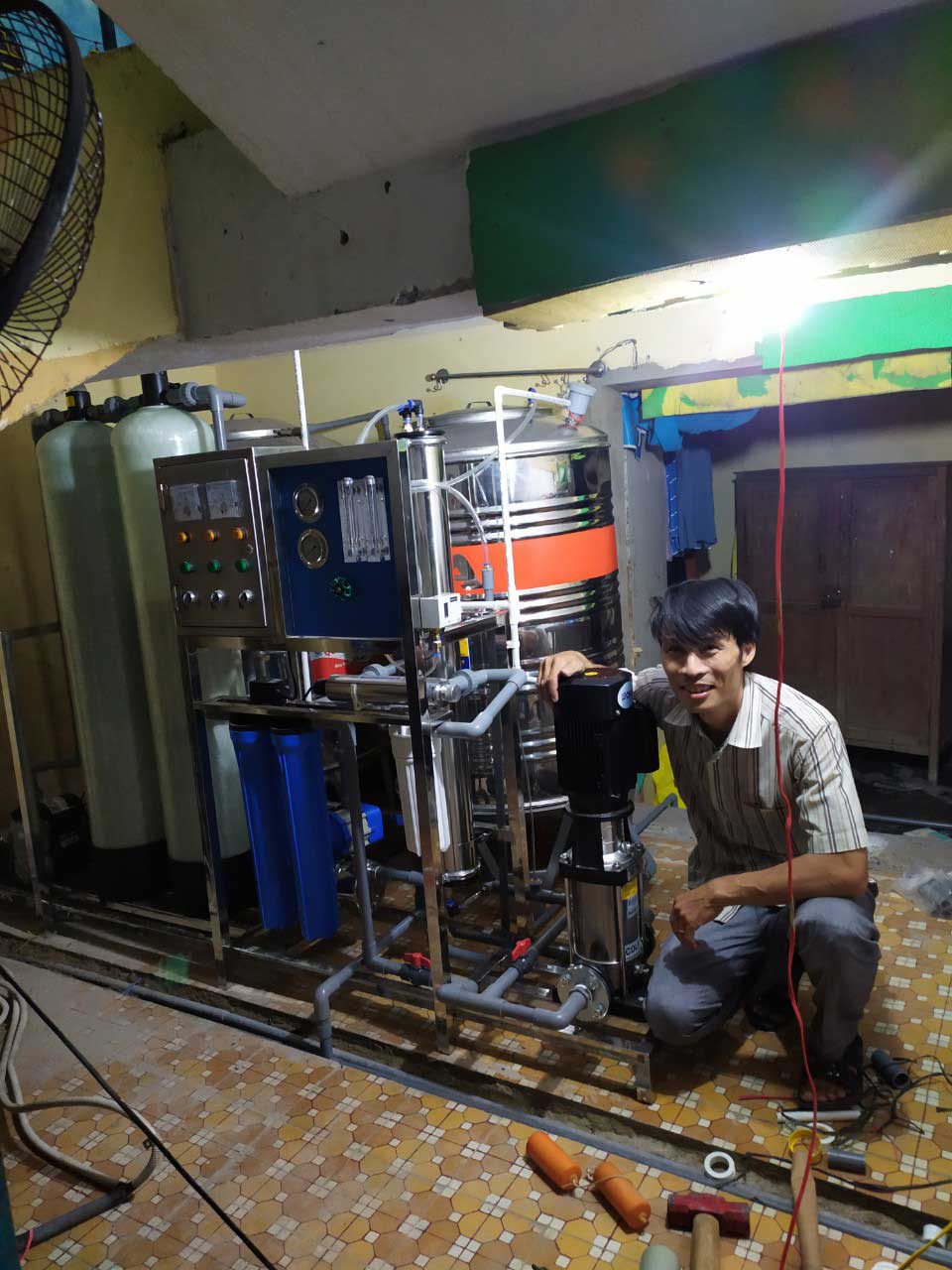Xử lý lọc nước giếng khoan nhiễm phèn tại Đà Nẵng